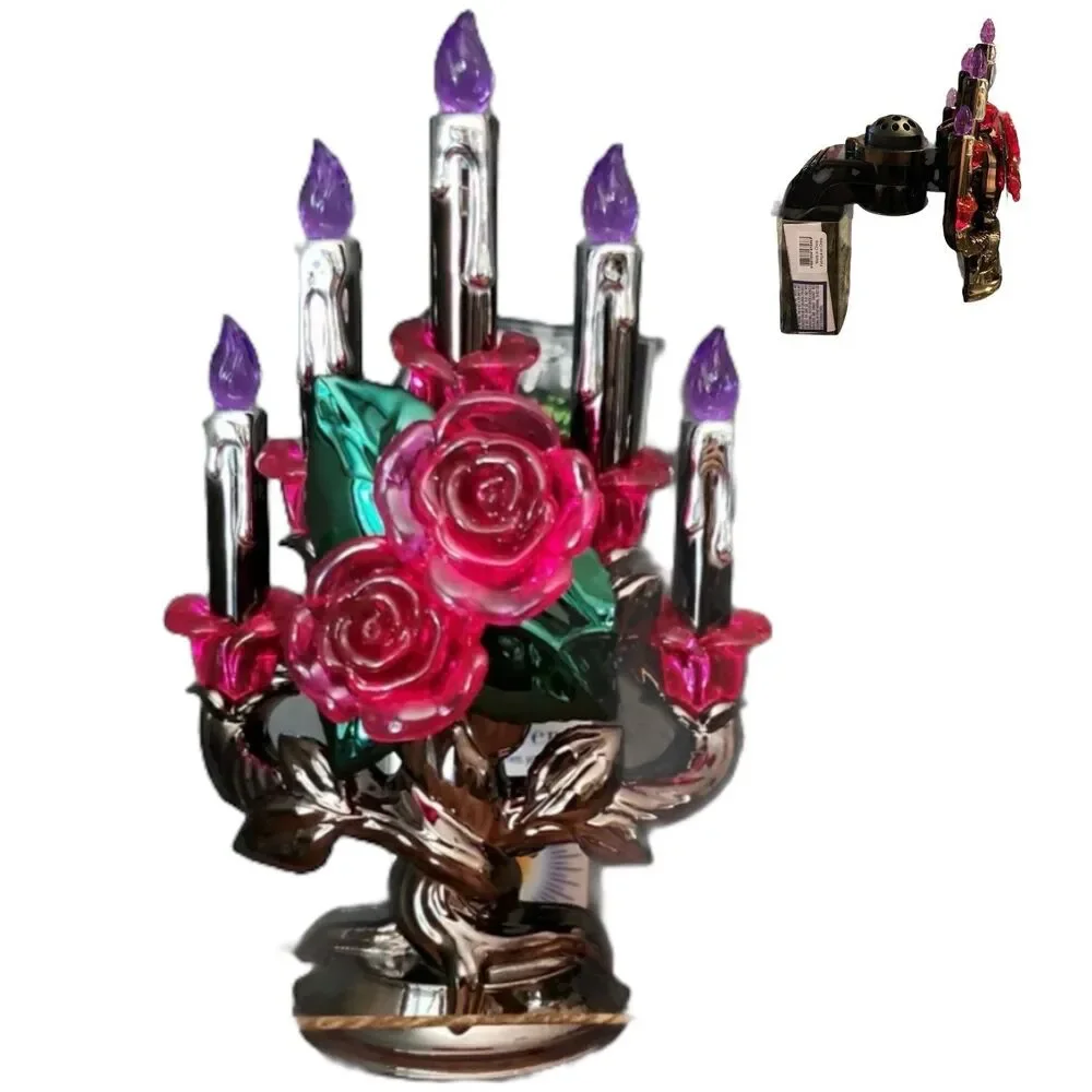 Bath & Body Works Wallflowers Plug Gothic Roses Candelabra Night Light Halloween